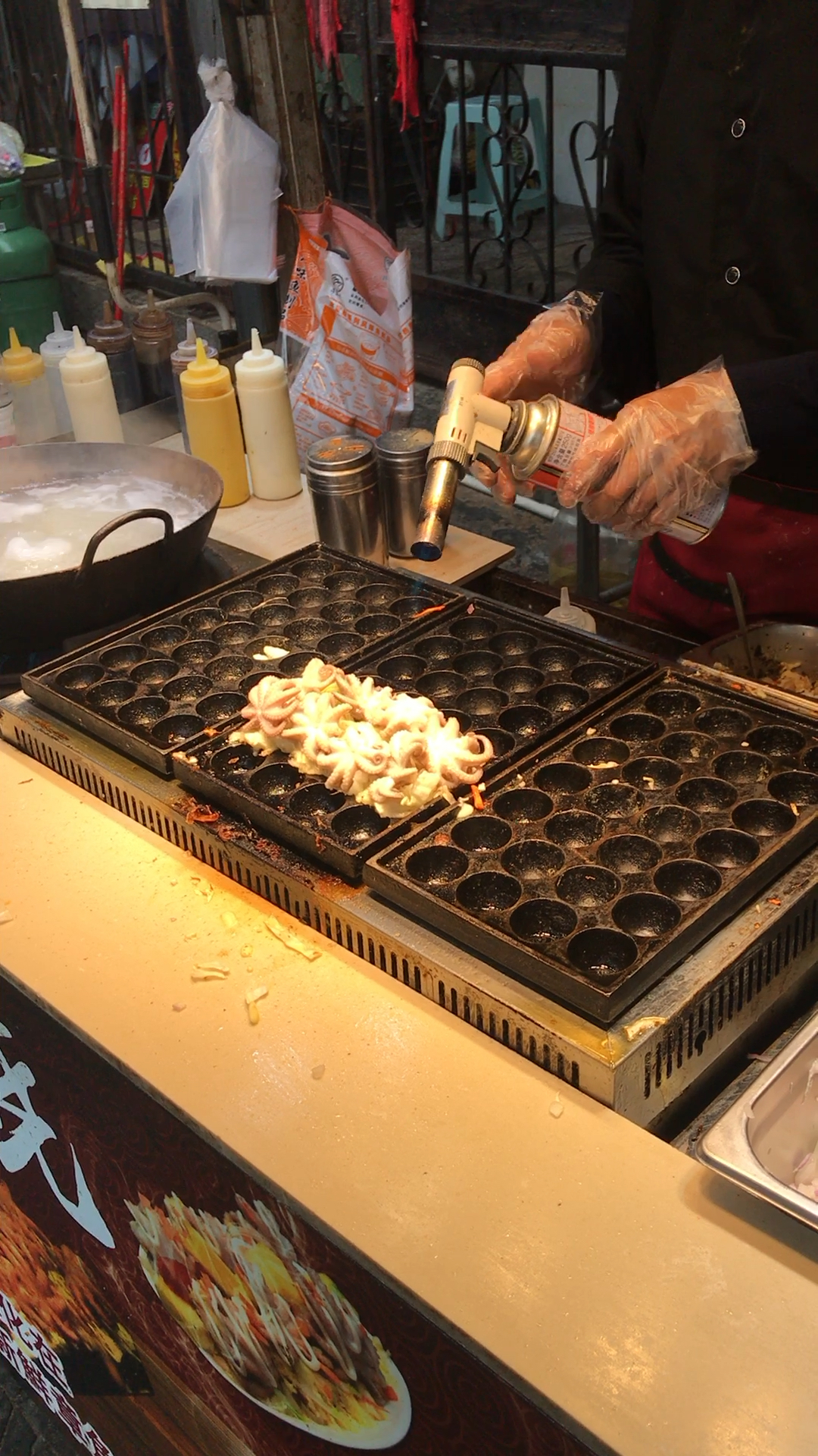 好吃的章鱼大丸子