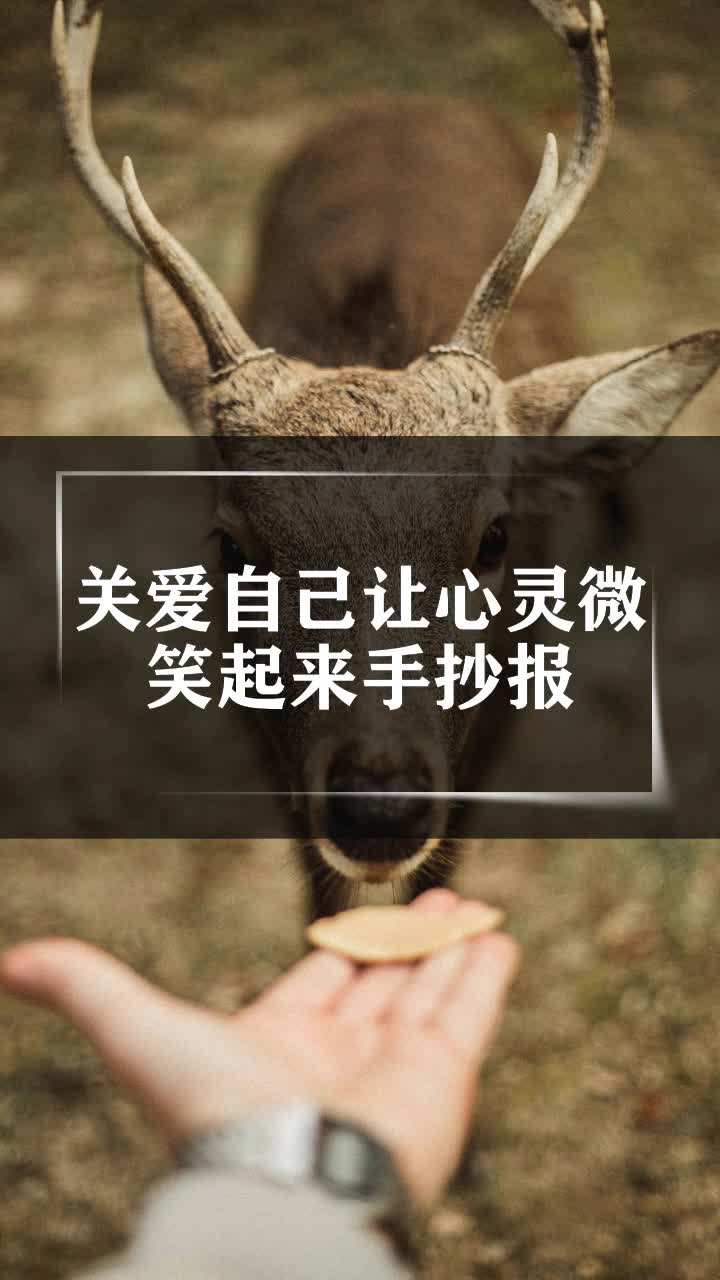 关爱自己让心灵微笑起来手抄报