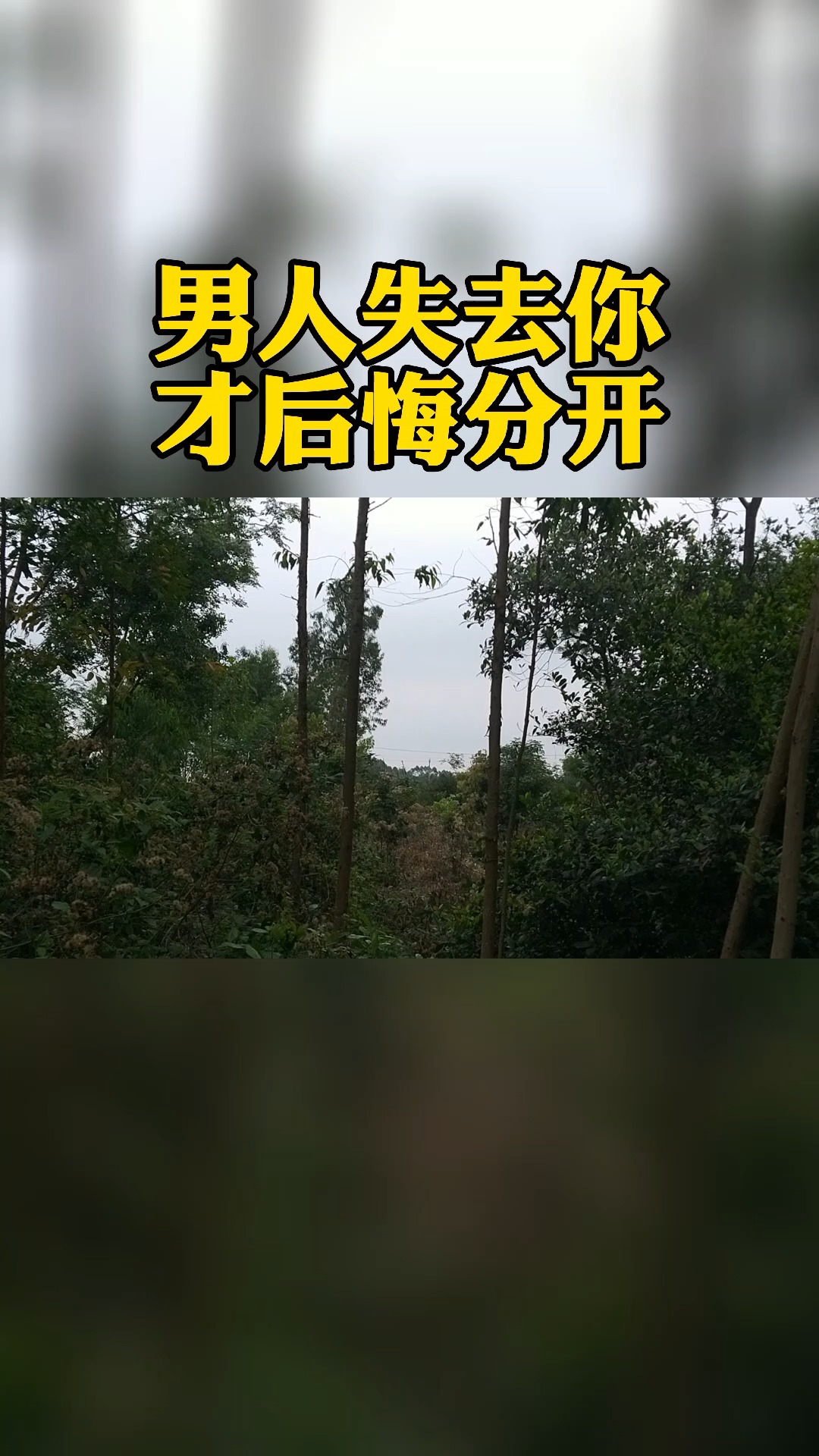 男人彻底失去你之后才会后悔分开