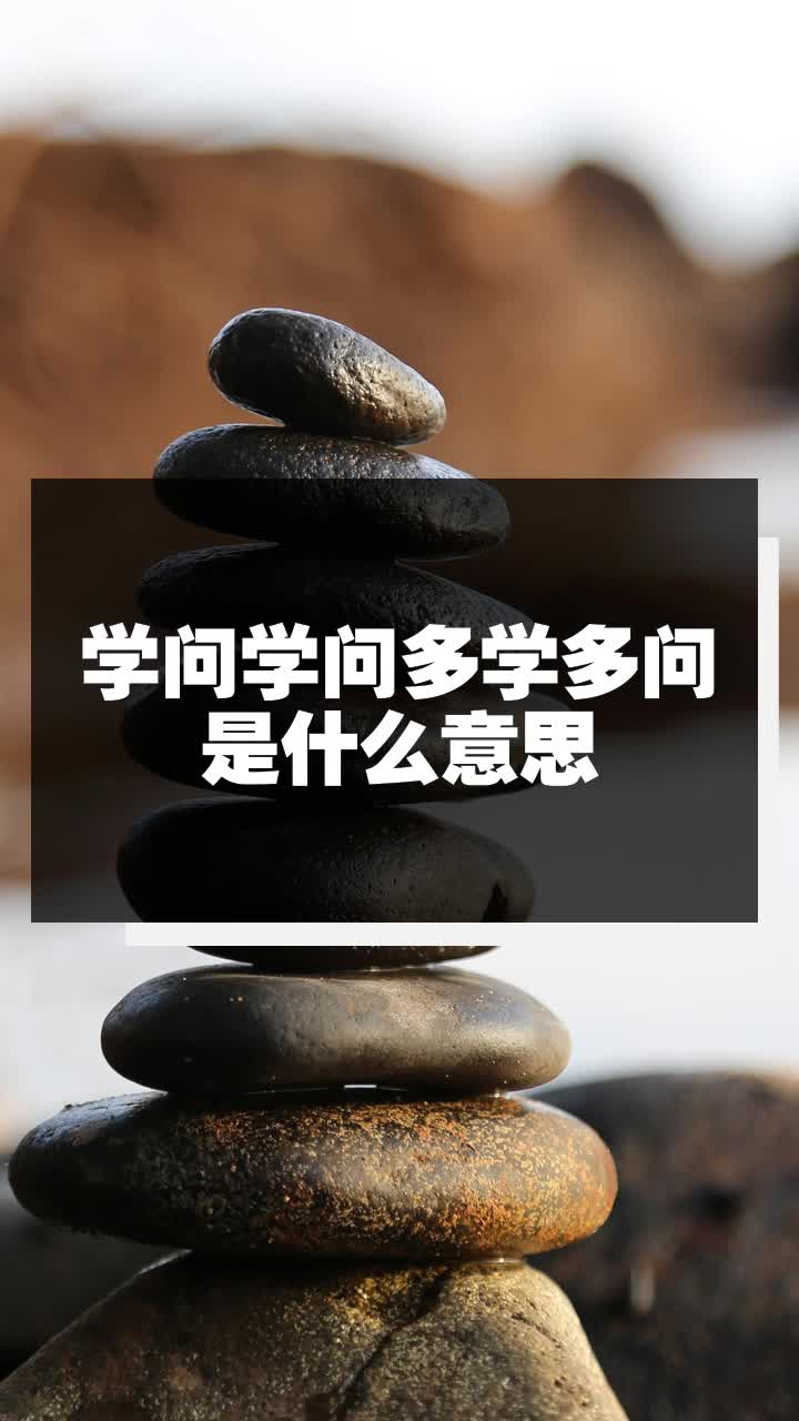 学问学问多学多问是什么意思