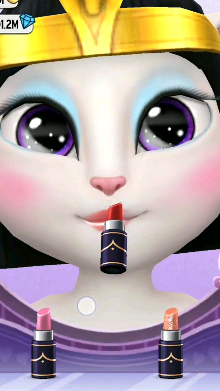 安吉拉化妆太漂亮啦!