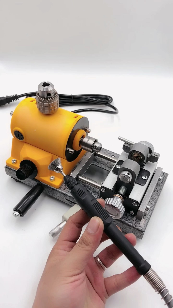 自制多功能小型圆珠打孔机