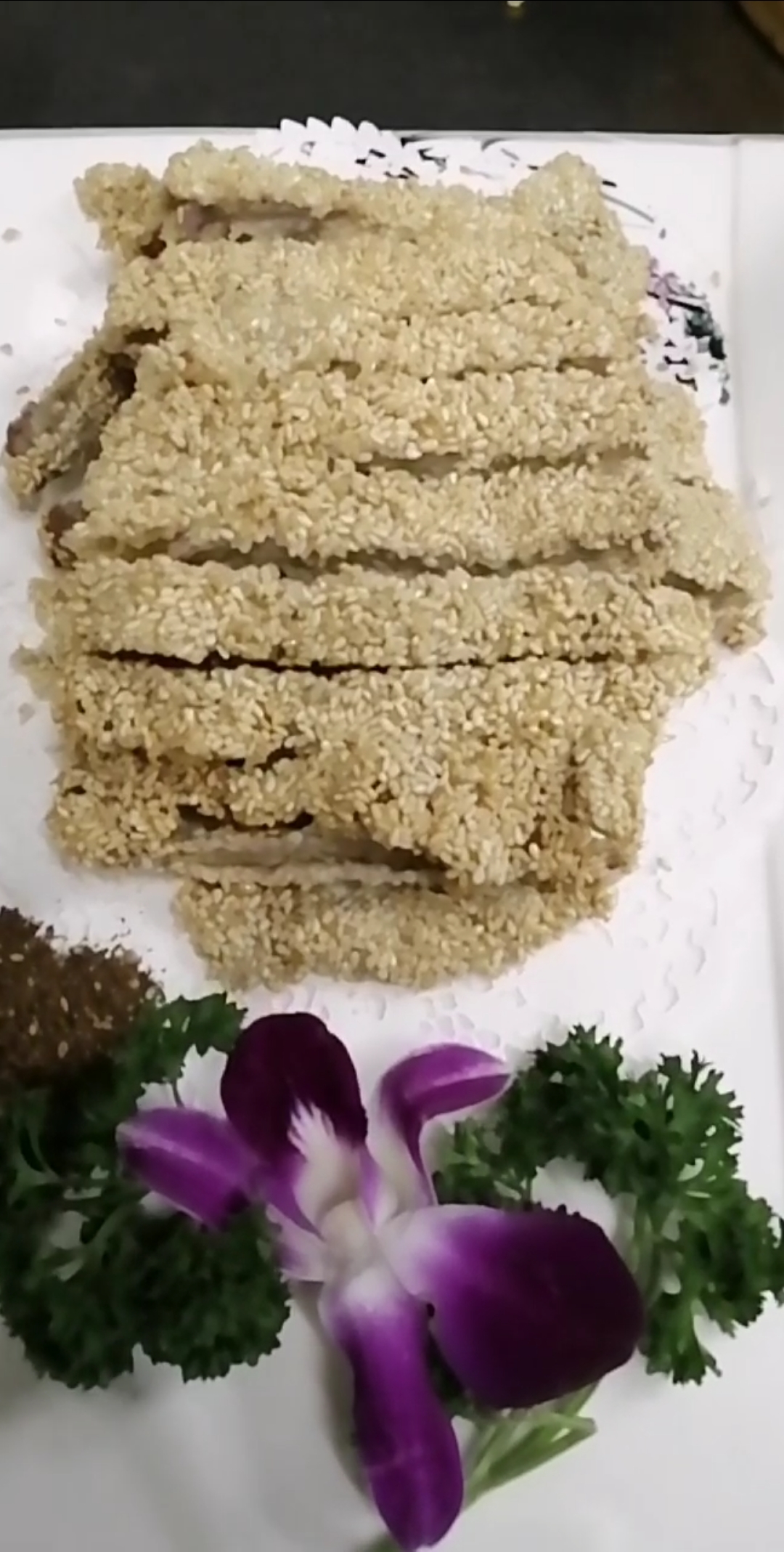 传统菜#芝麻里脊,一般饭店没有这个菜.