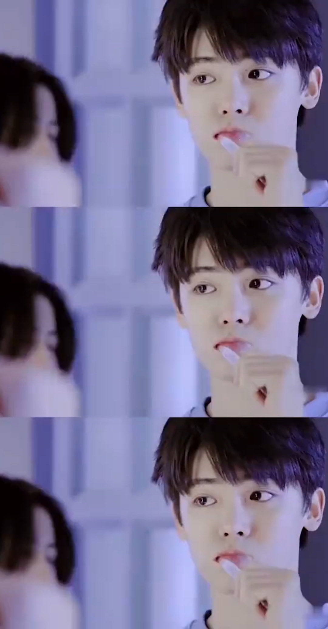 十几岁吻技就炉火纯青,脸嫩的能掐出水,侯明昊这都从哪学的!