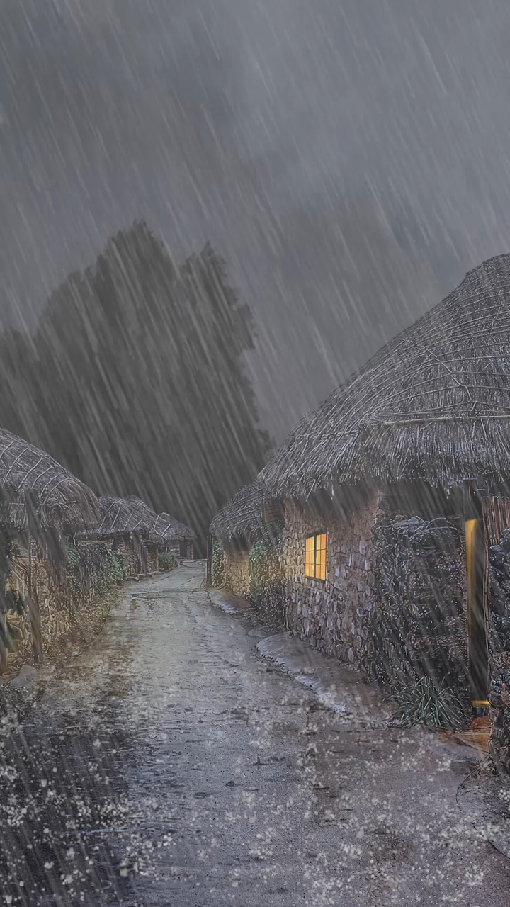 很喜欢这样的下雨天,想分享给你们一起看.