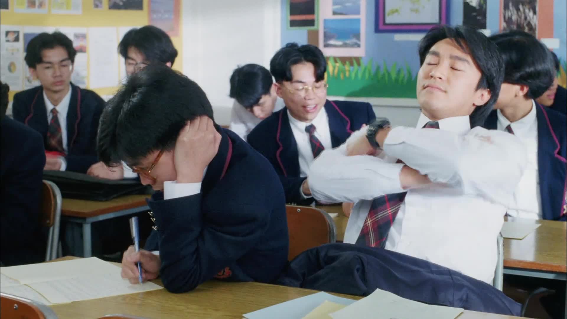 逃学威龙:周星星爆笑作弊,这样都不被发现,真是太逗了