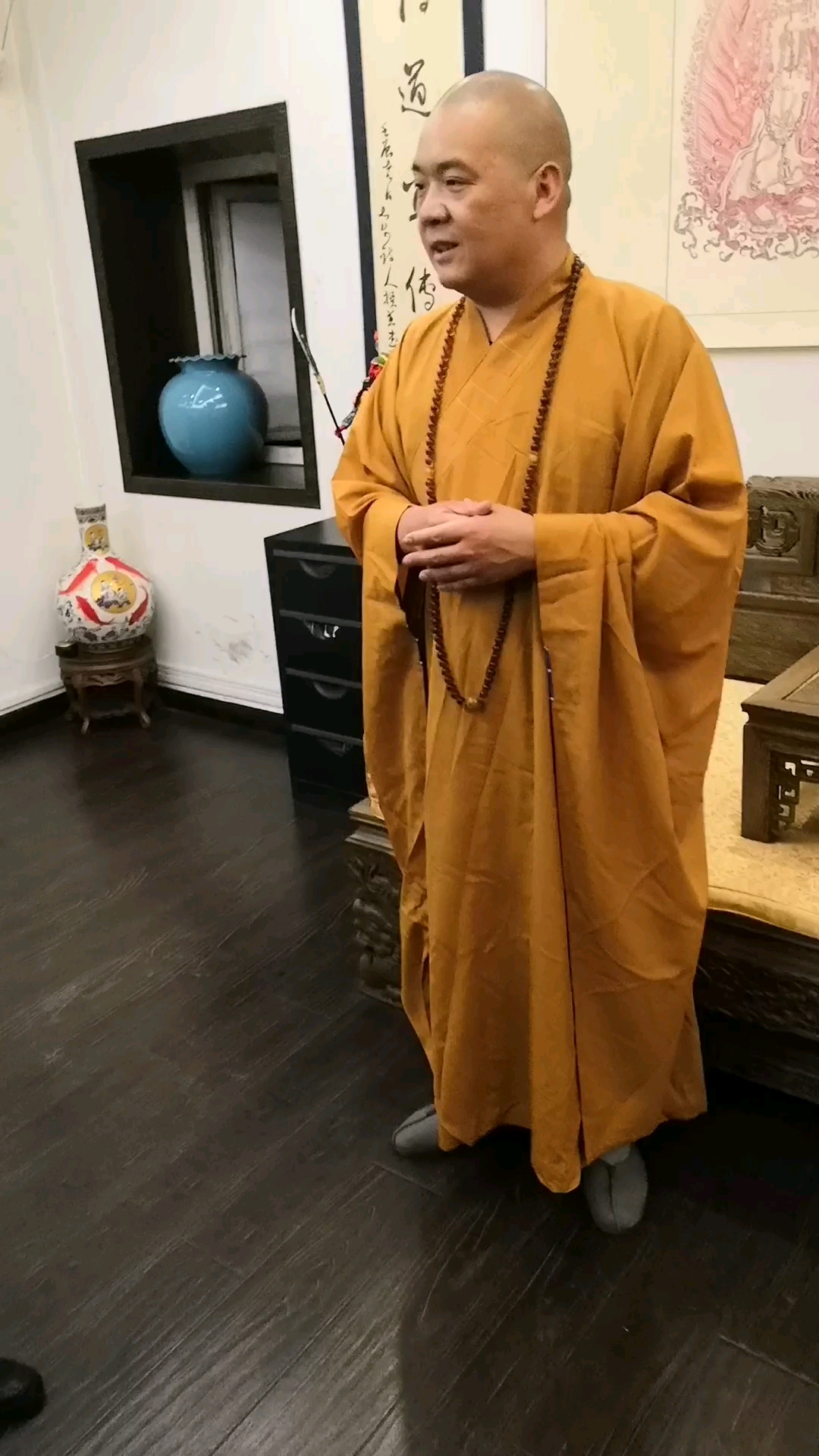 河南少林寺严道师傅