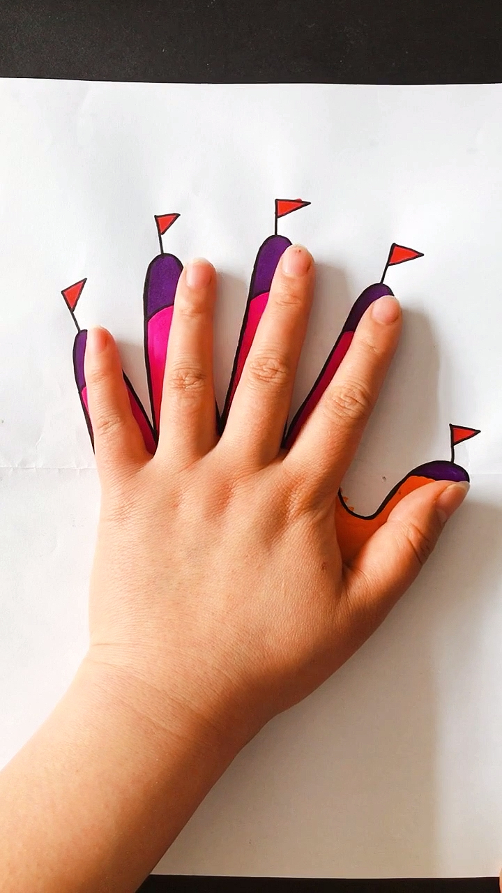 简笔画#手掌画合集