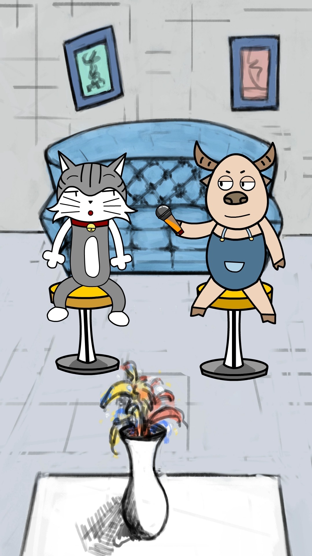 搞笑动漫#有意的小船说翻就翻吗?