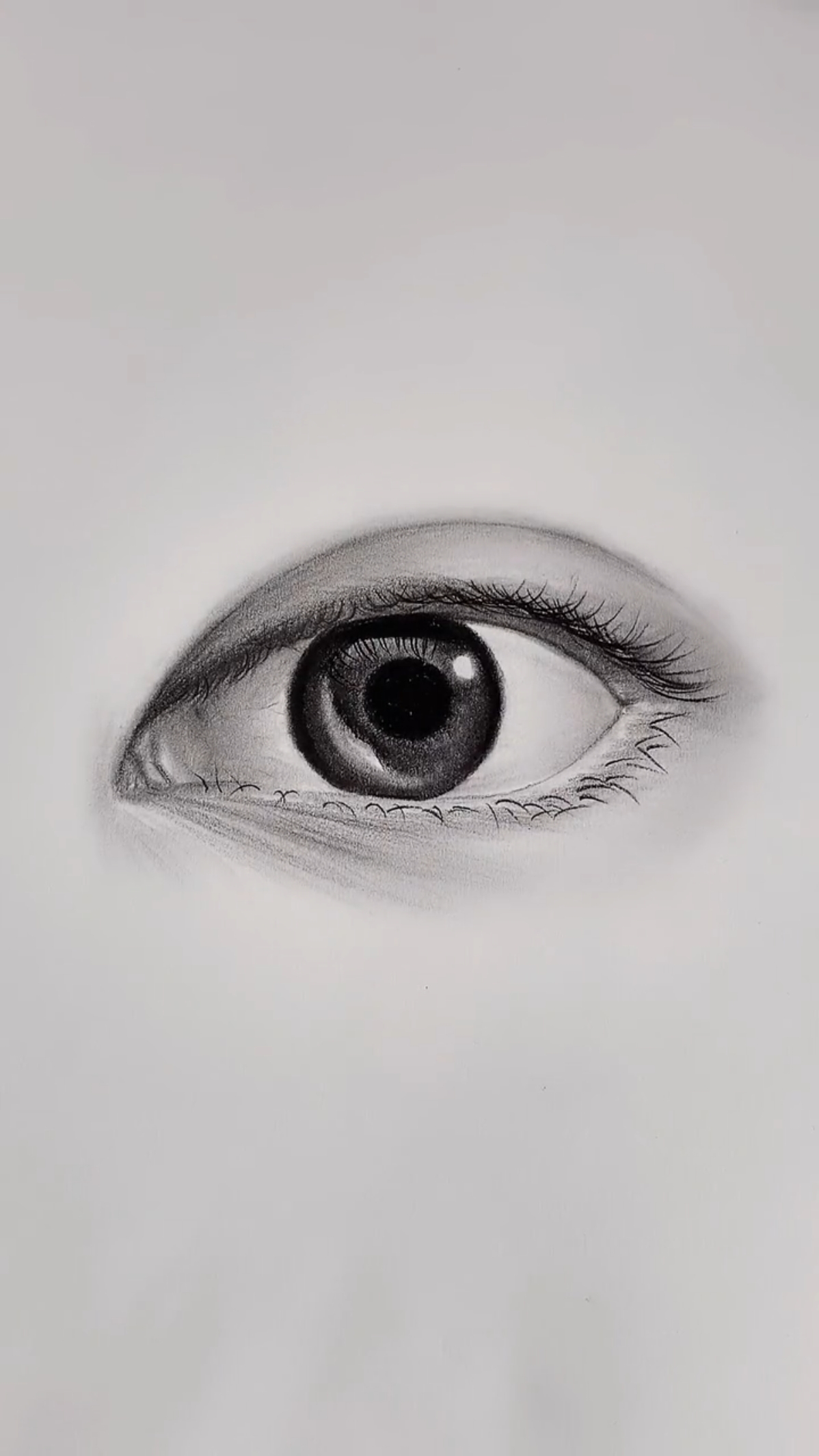 素描#今天给大家带来绘画眼睛的过程是不是超级简单