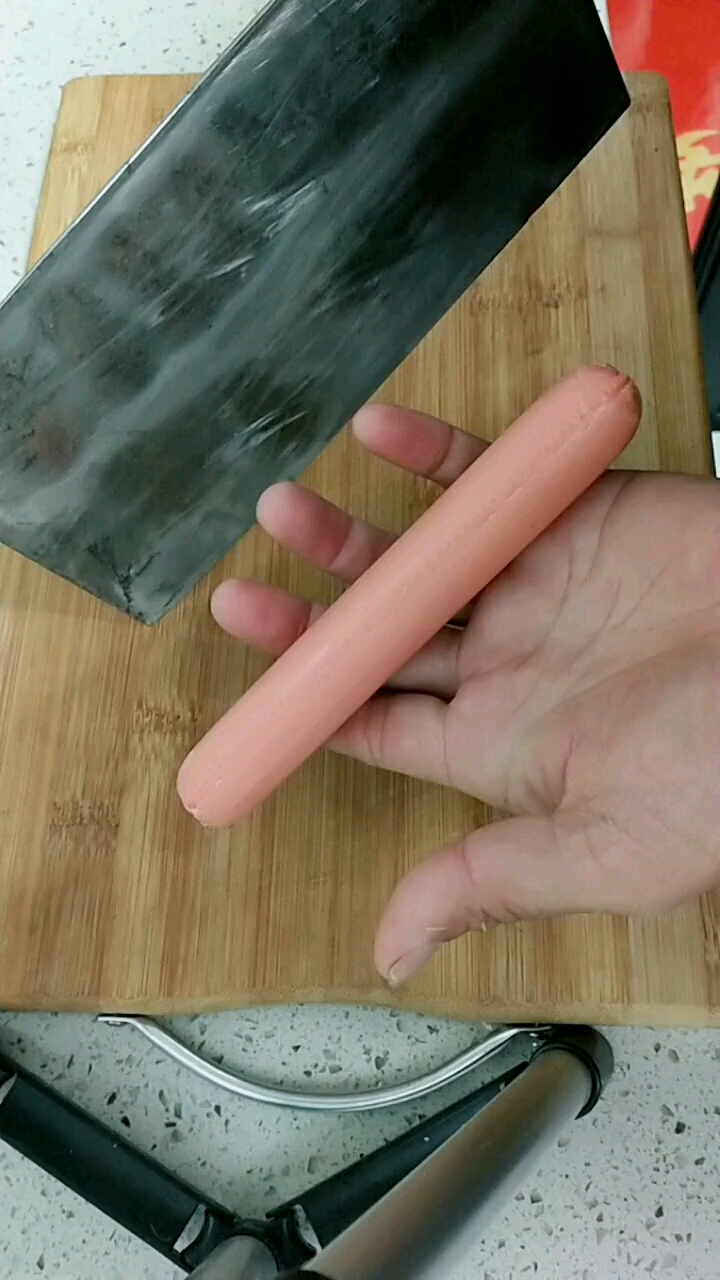 全民最牛手艺人#火腿肠这样切有排面