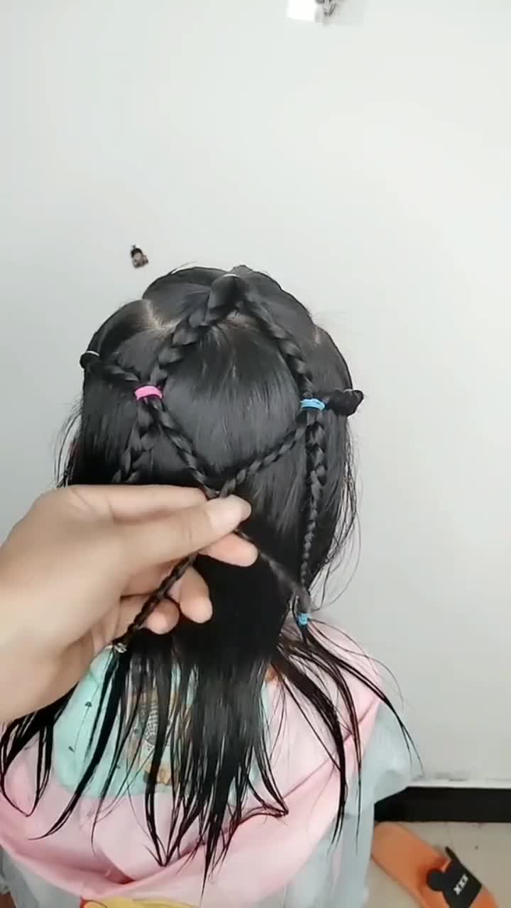 五角星编发教程来啦