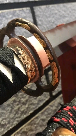 宫本武藏武士刀t10烧刃波浪花纹涛乱刃纹镜面研磨日本战国末期第一