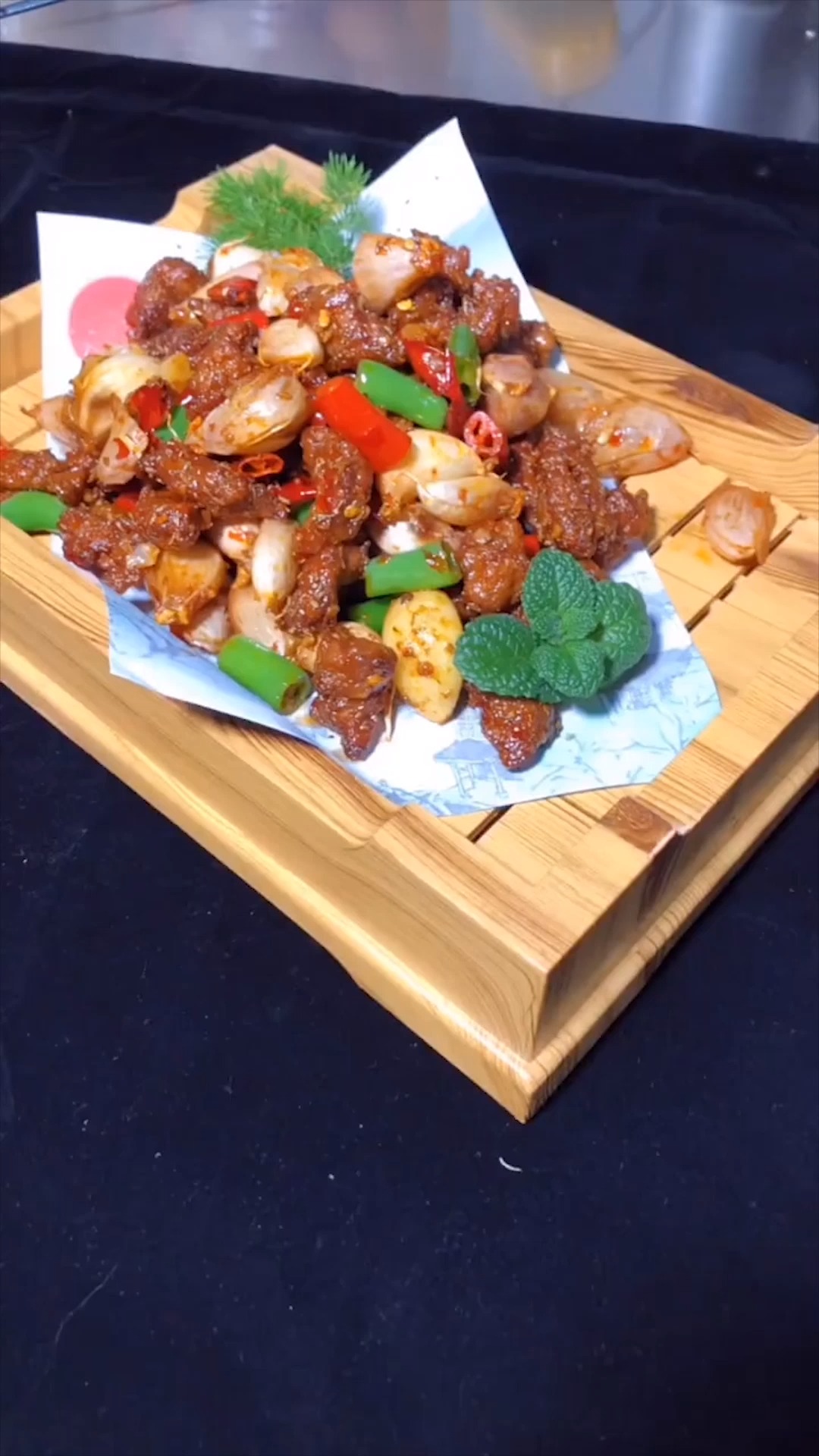 烤蒜爆羊肉教程!