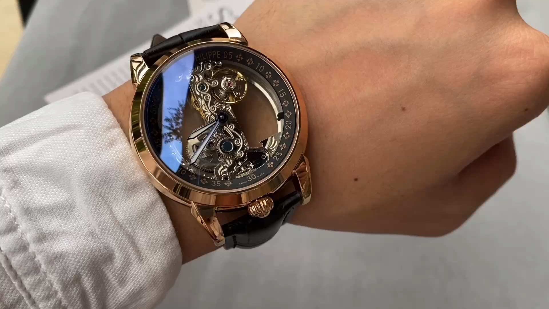 百达翡丽顶级镂空～(1450)