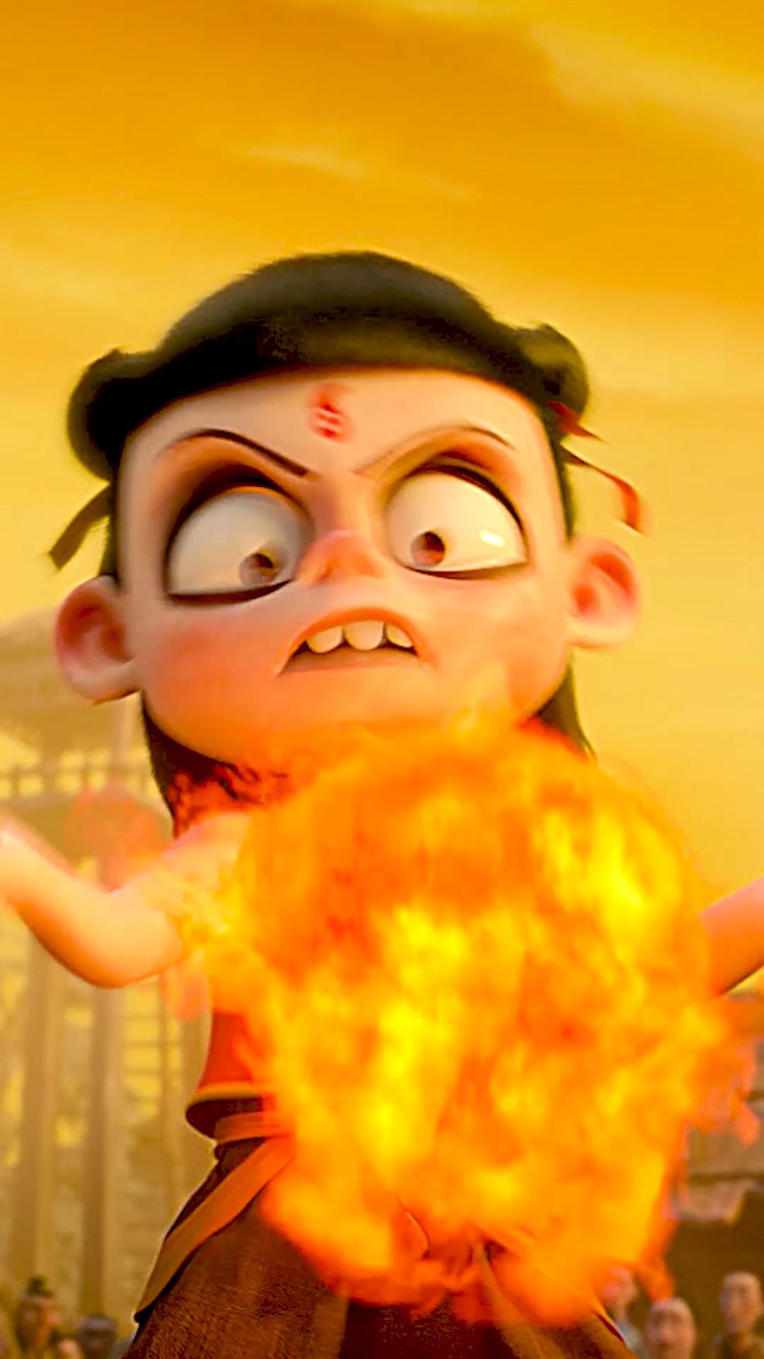 动漫#这绝对是你见过的最牛控火术#动漫 #哪吒 #高清