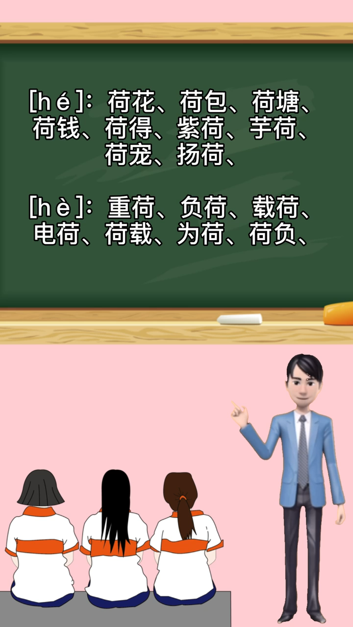 涨知识,荷的多音字组词?