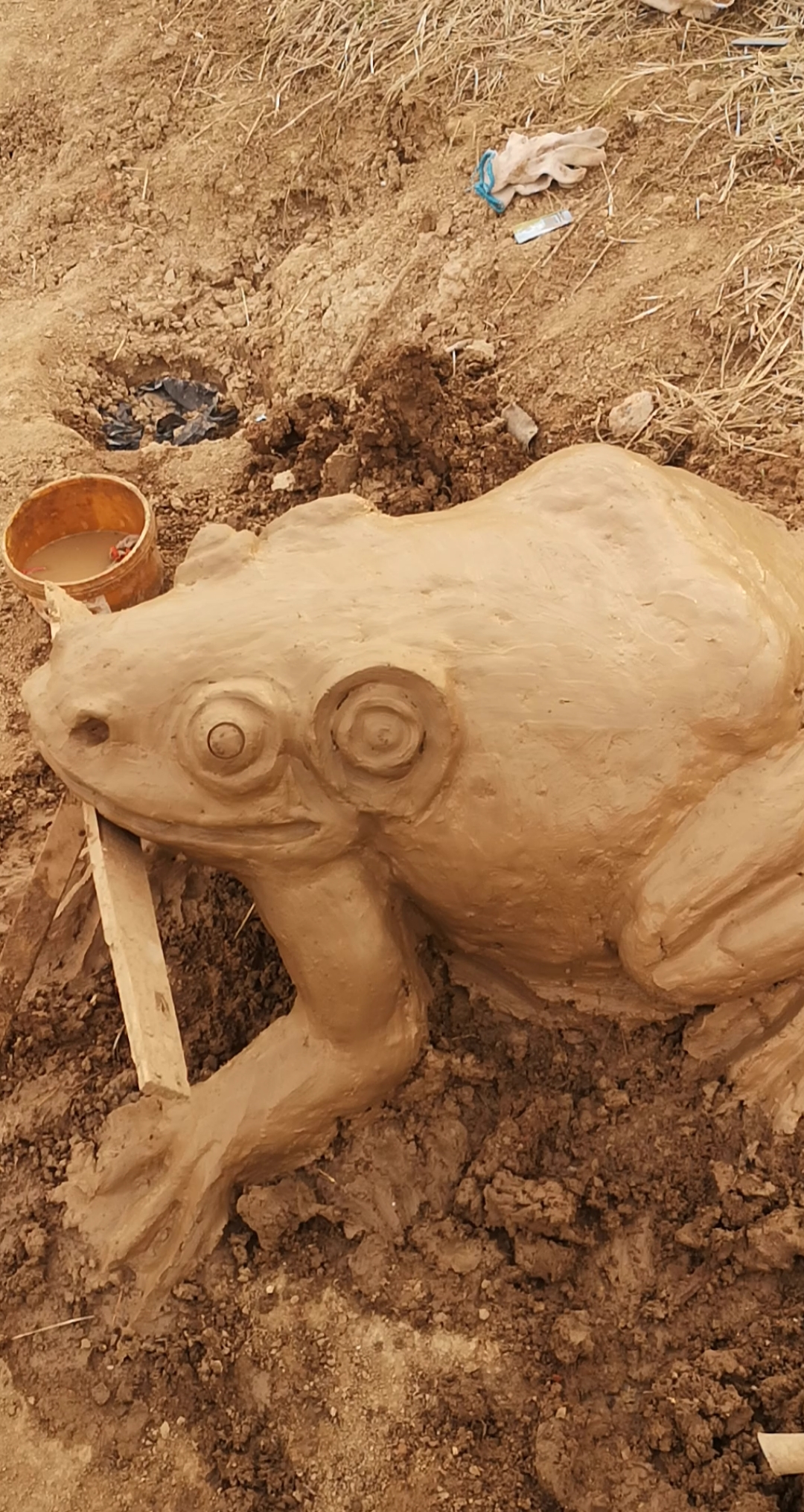 手工制作#泥巴造青蛙