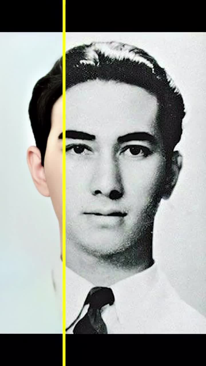 98岁赌王何鸿燊逝世,帮他修复了一张年轻时候的照片,你们觉得怎么样