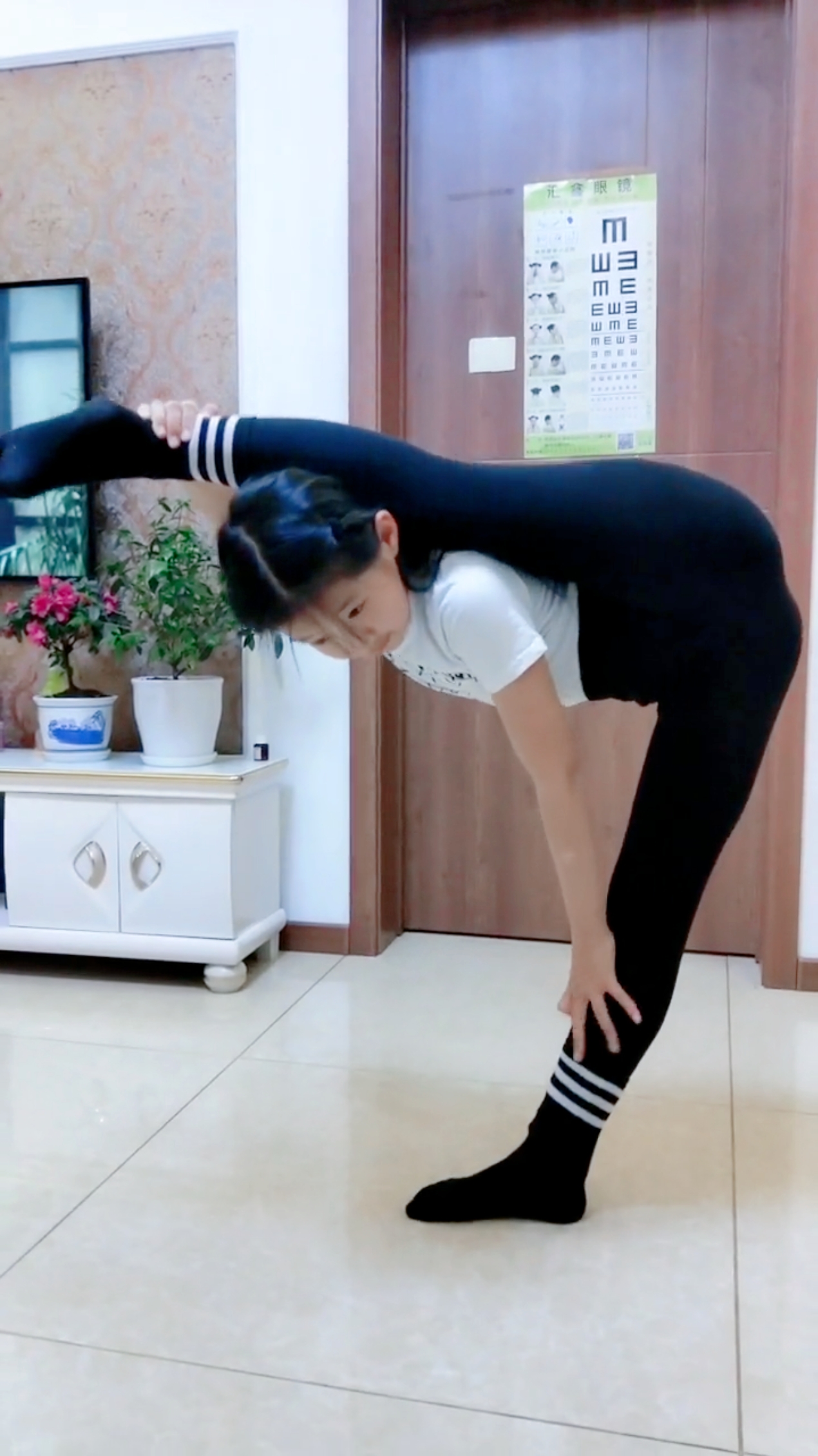 妈妈我想对您说#360度一字马