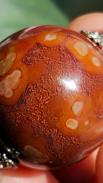 满金沙缠丝玛瑙战国红玛瑙锁骨链圆珠转运珠