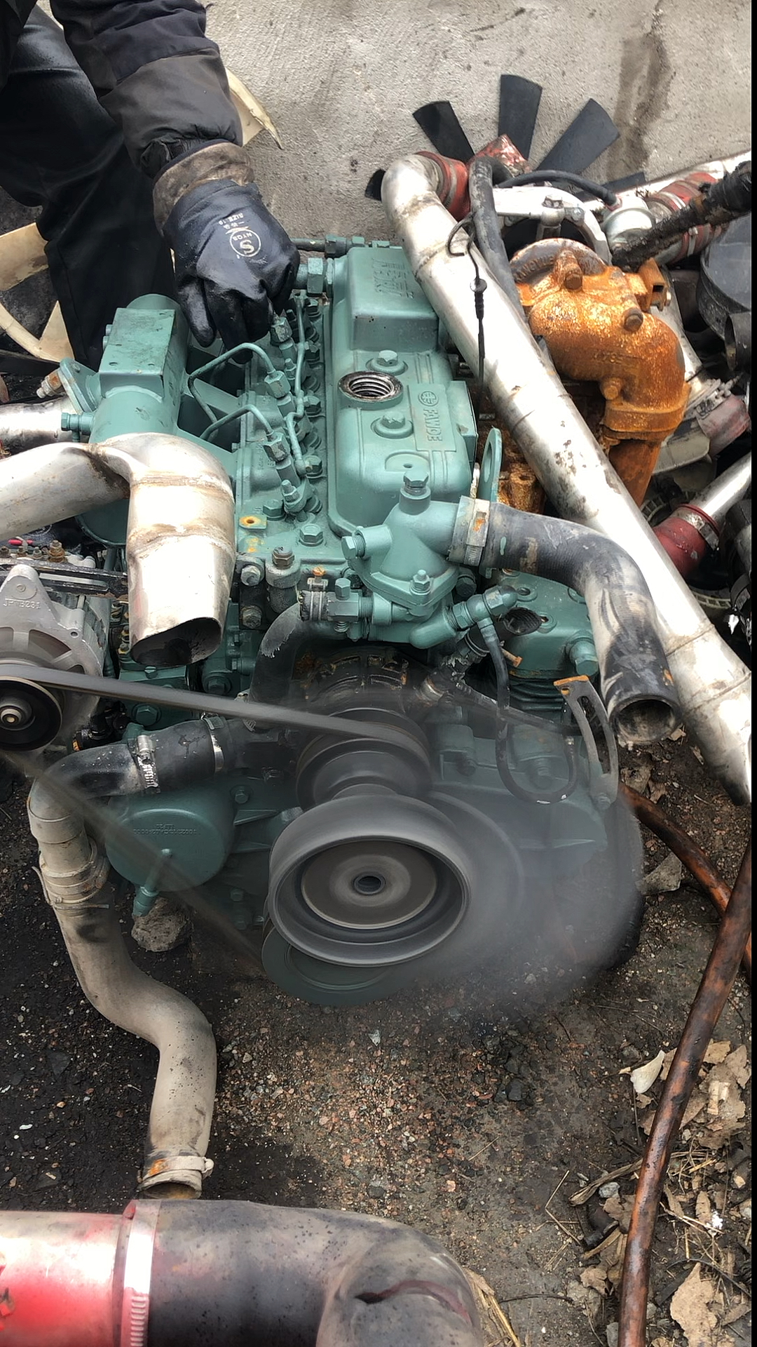 锡柴4102中冷增压