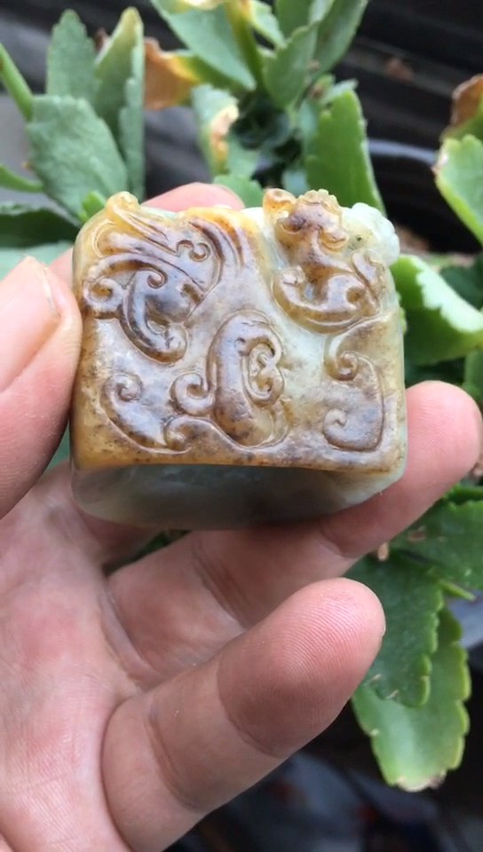 全民好物节#洒金皮武扳指  螭龙在手 威武霸气