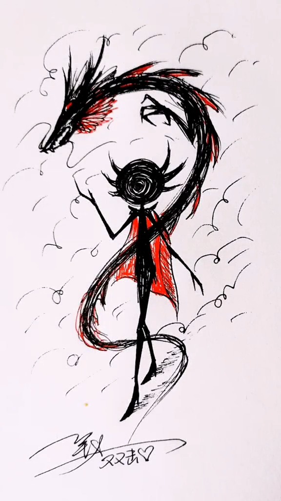 一个非常帅气的火柴人,你学会了吗