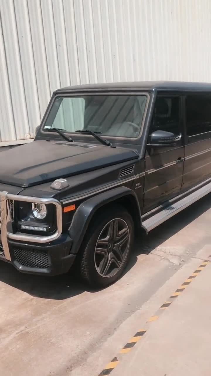 加长版奔驰g63,这简直就是大g版的公交车啊!