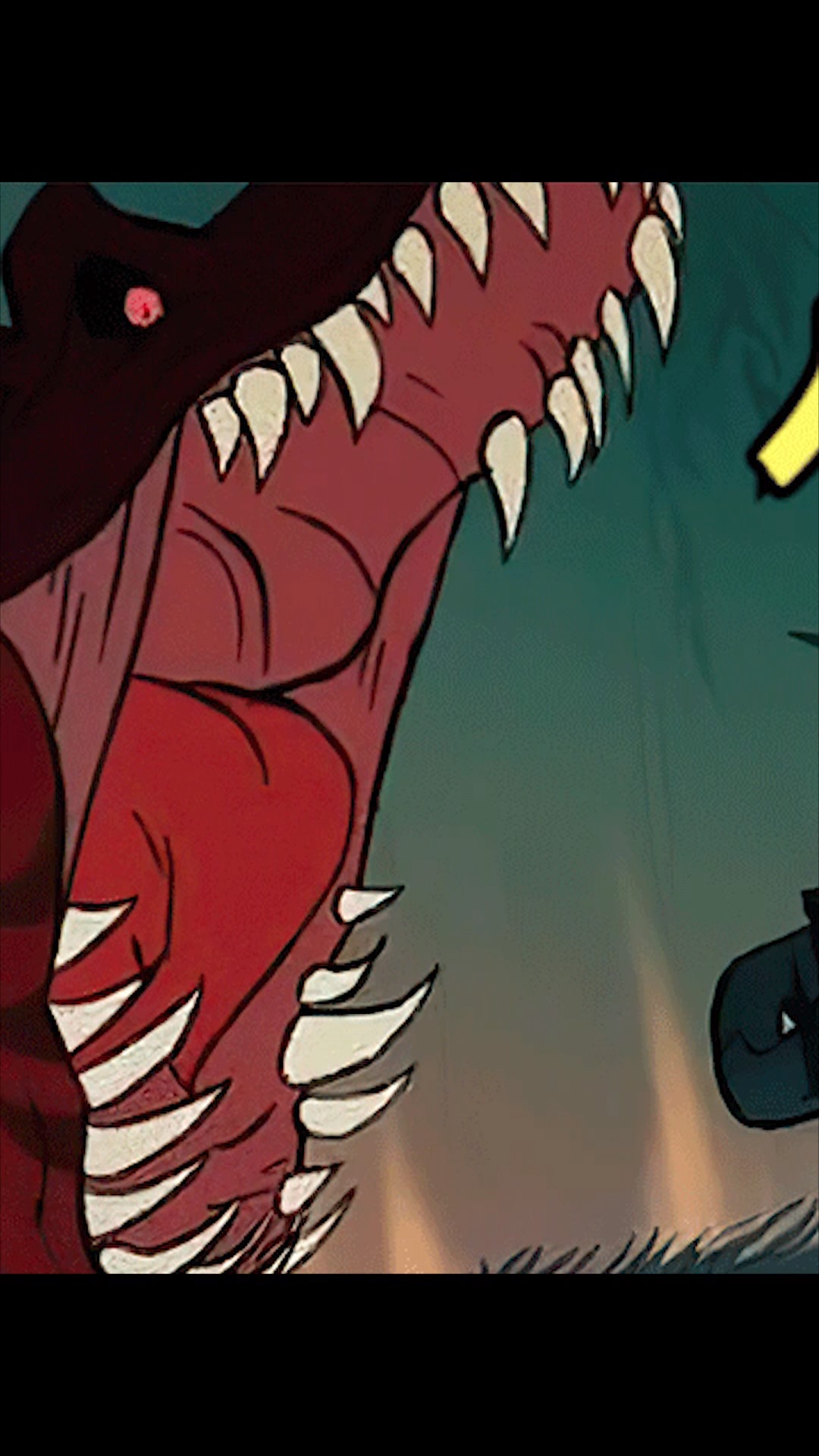 动漫#人龙合体大战暴王龙(2)