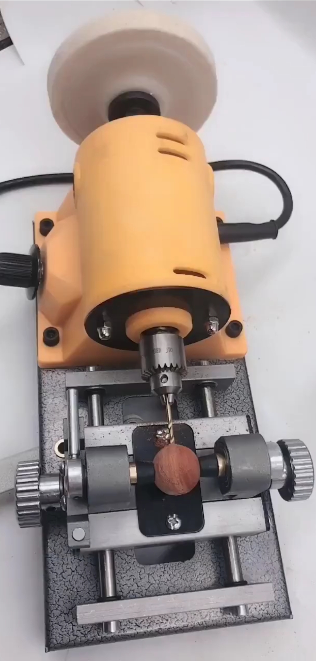 生活小妙招#自制佛珠打孔机