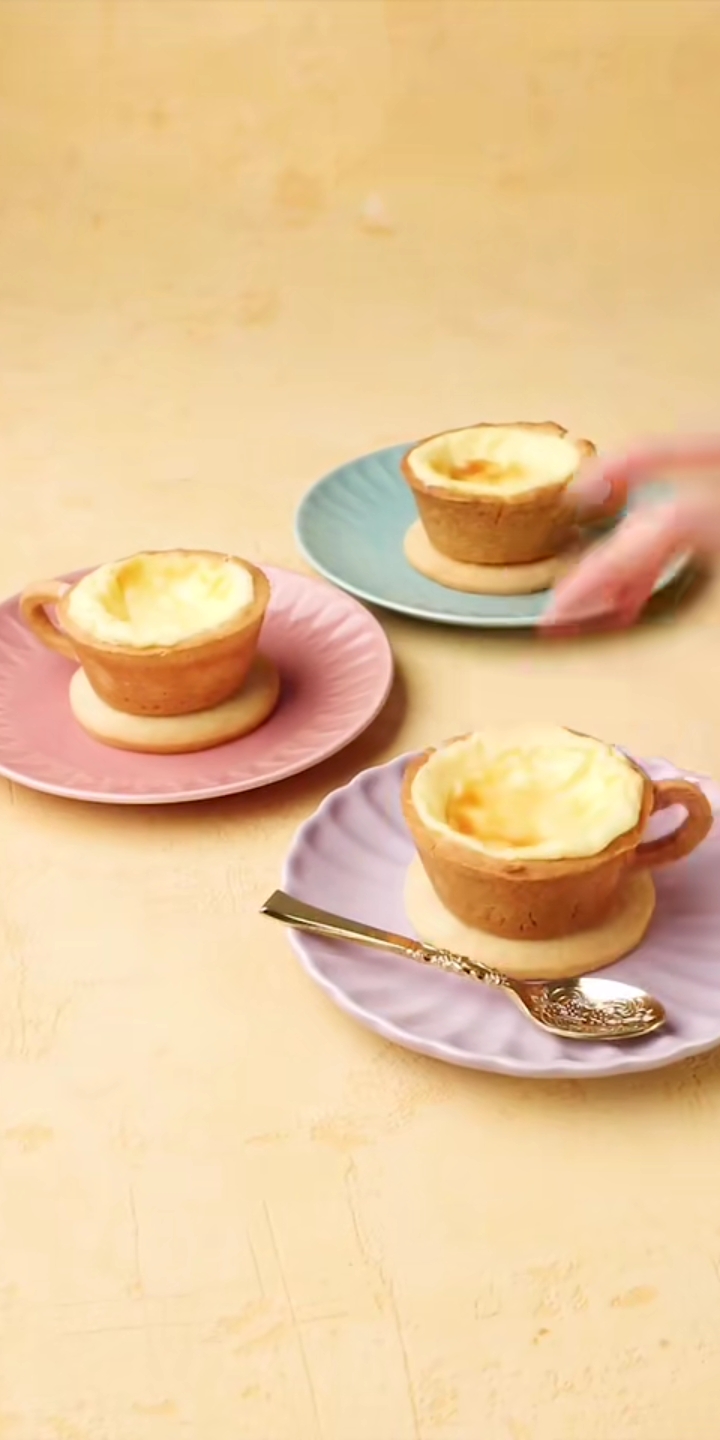 食神大pk#茶杯造型起司蛋糕
