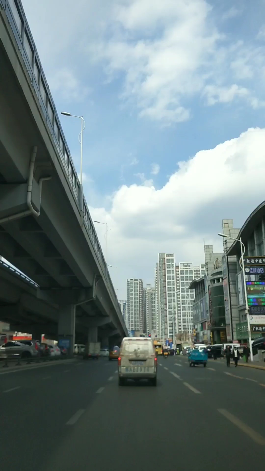 哈尔滨街景!宣化街高架桥!