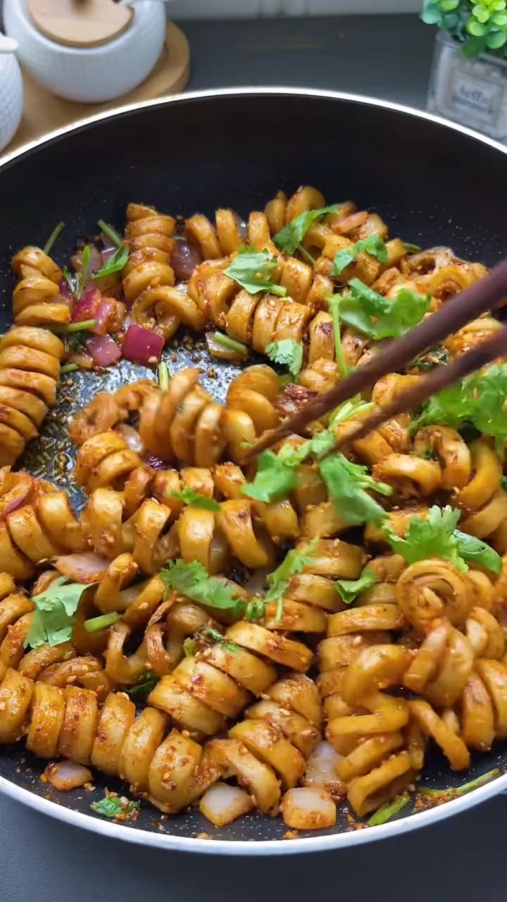 美食记家庭版烤面筋做法我女儿说再也不去外面吃了