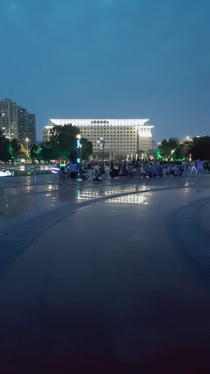 淮北夜景图片