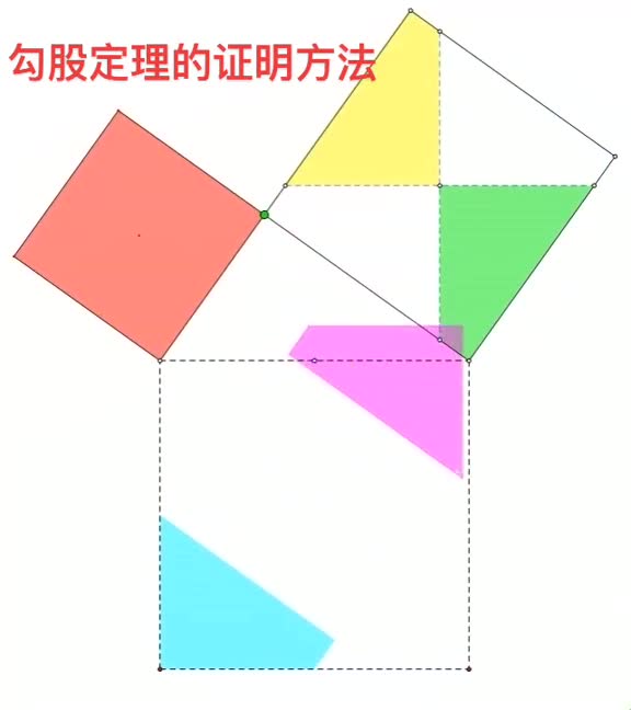 初中数学几何模型,三秒教会你勾股定理证明