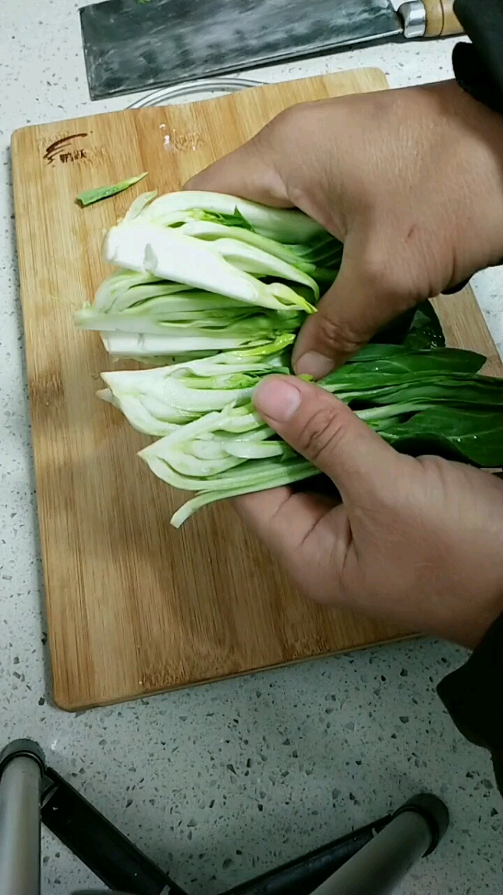 爱美食爱生活#青菜改刀切法