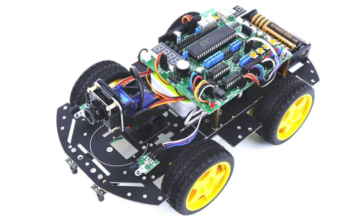 基于单片机的智能小车设计 tt轮子安装