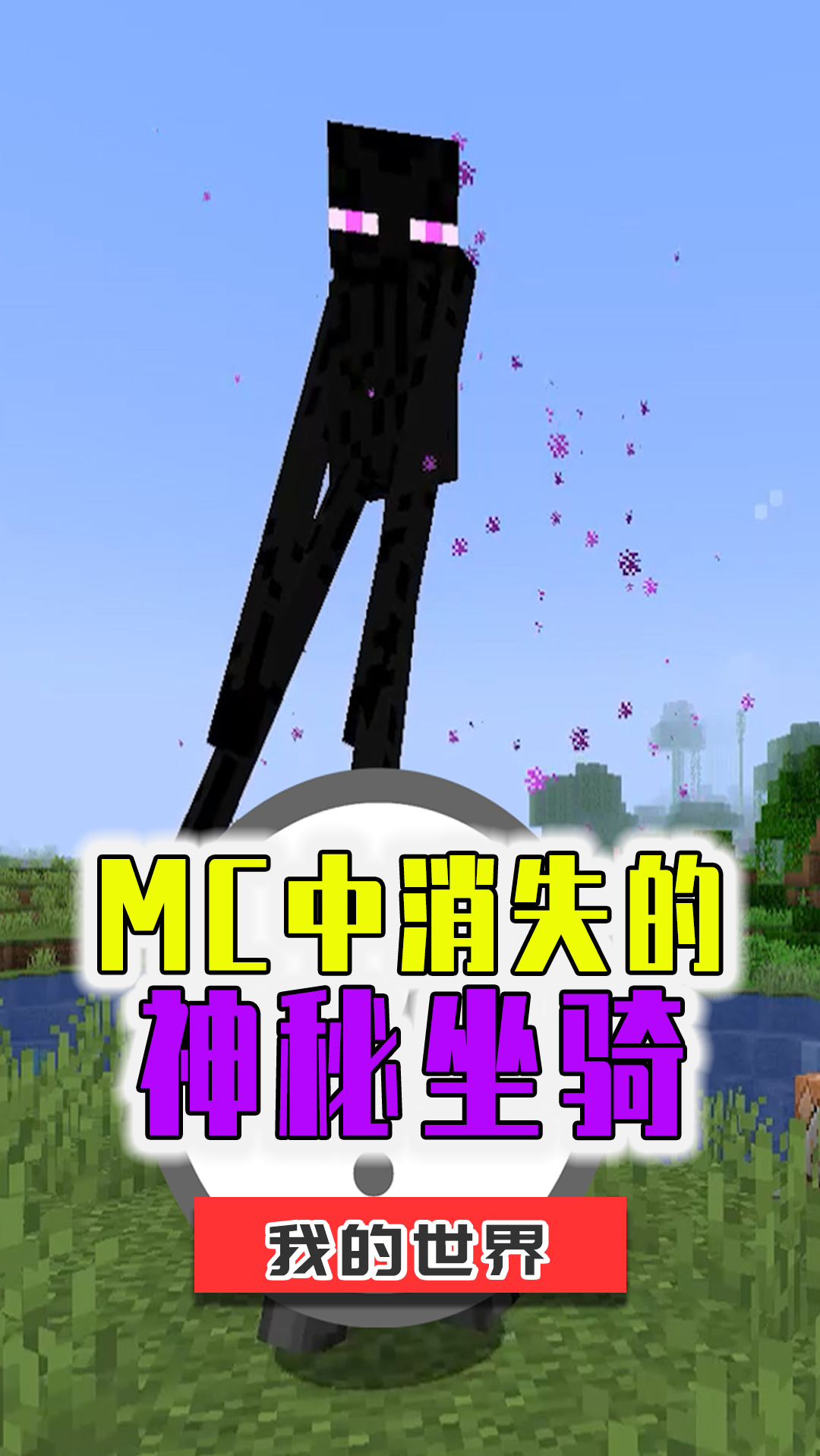 我的世界#我的世界代码错误的产物,奥力给发现了末影人的神秘坐骑度 