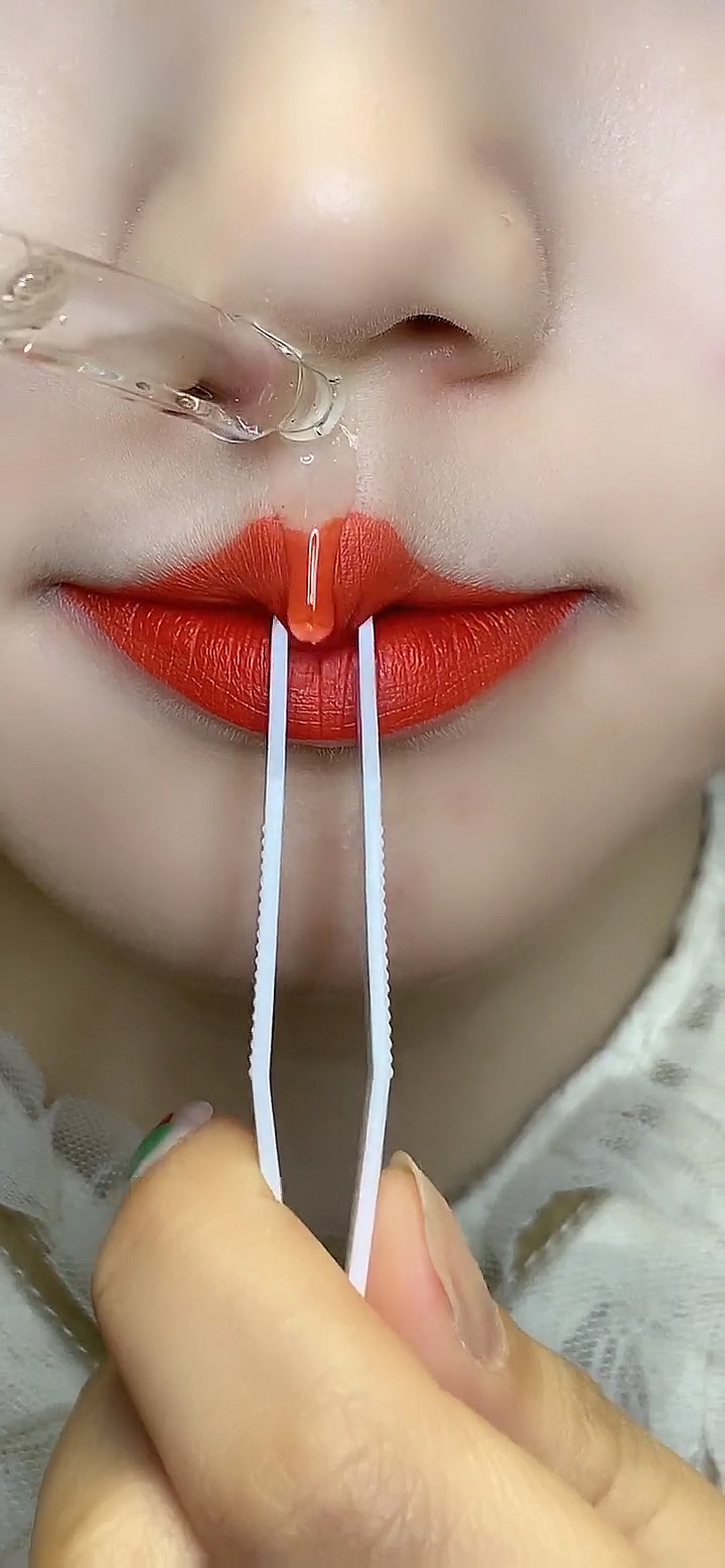 我要上热门#原来唇珠这样打