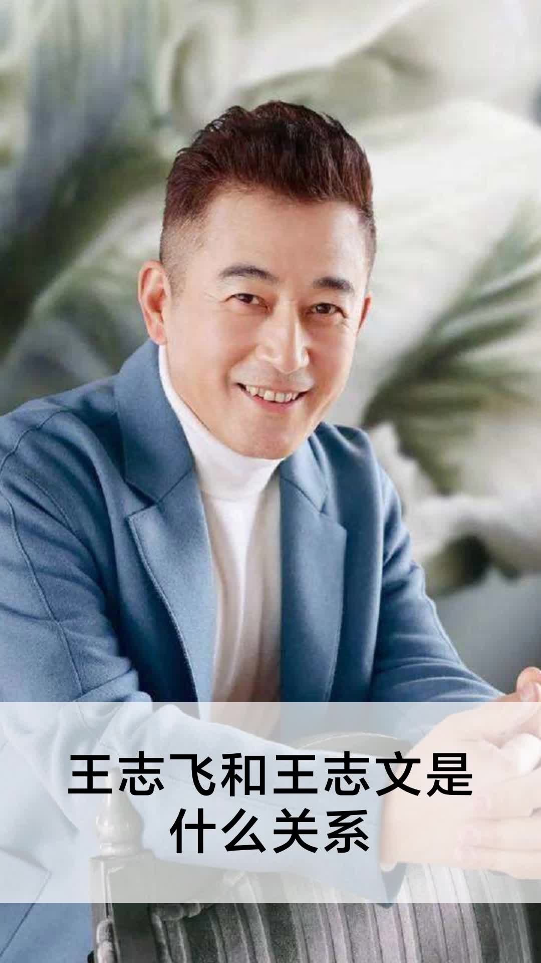 王志飞和王志文是什么关系