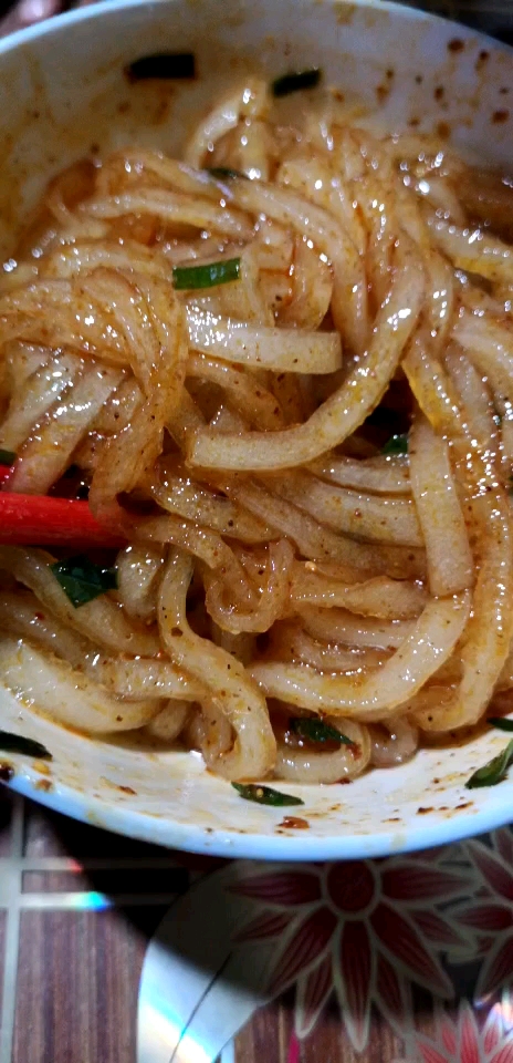 再不减肥就晚了#甘肃人纯手工制作   手擀麻辣粉