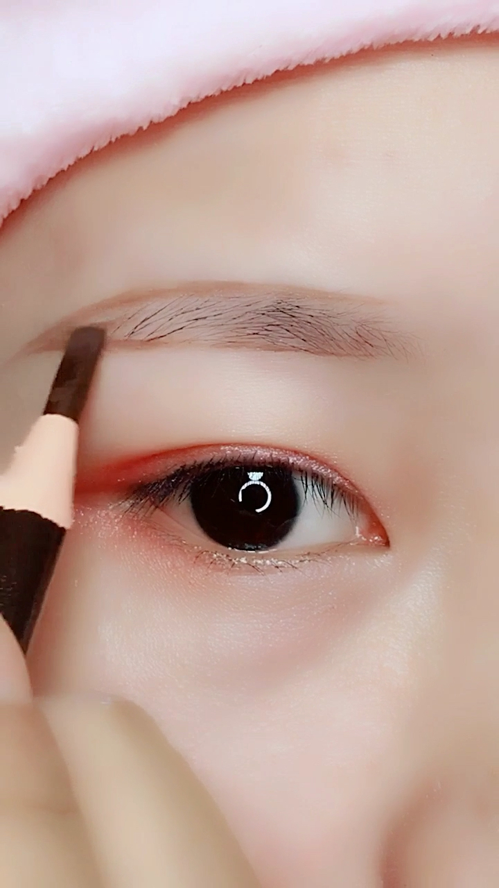 一字眉画法来啦