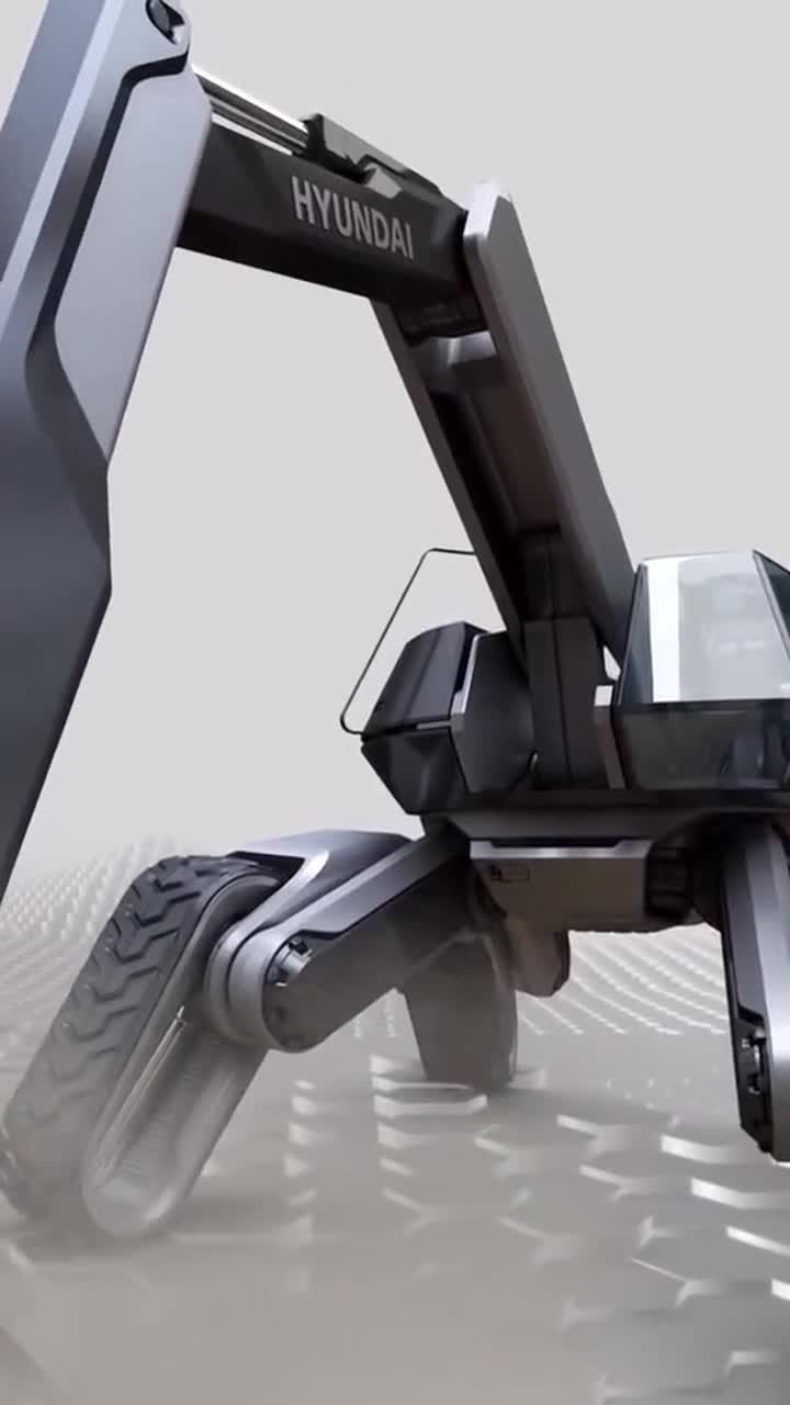 很科幻的挖掘机