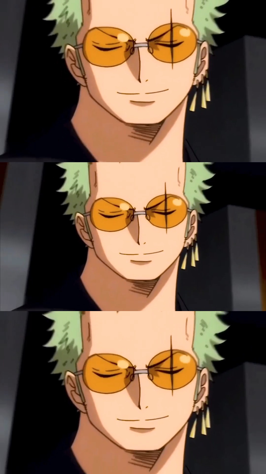 动漫#罗罗诺亚索隆索隆的颜值没人不爱吧!