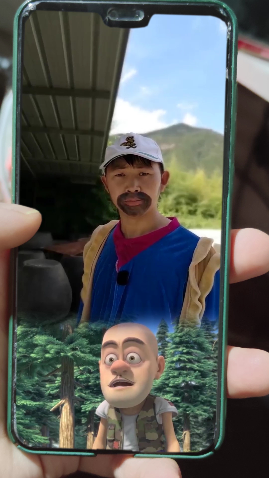 真人版光头强,太搞笑了