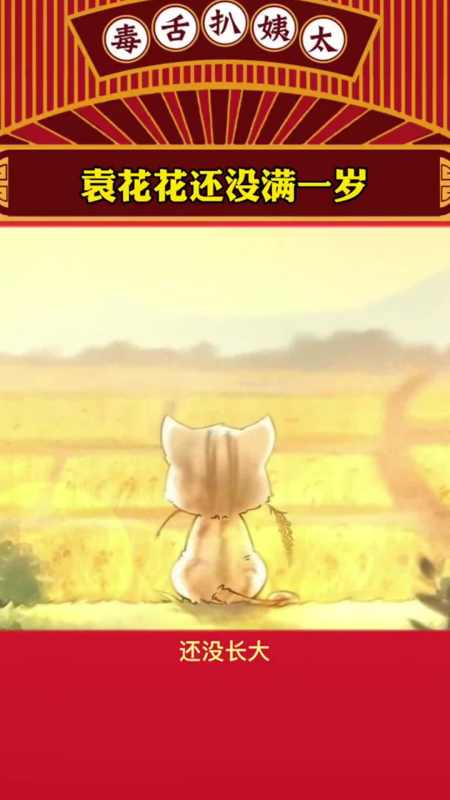 袁爷爷有一只猫叫袁花花连一岁都没有花花要好好吃