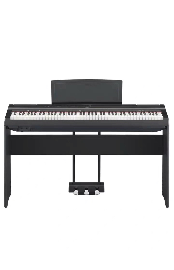 雅马哈电钢琴p121p125成人初学88键重锤智能数码钢琴-度小视