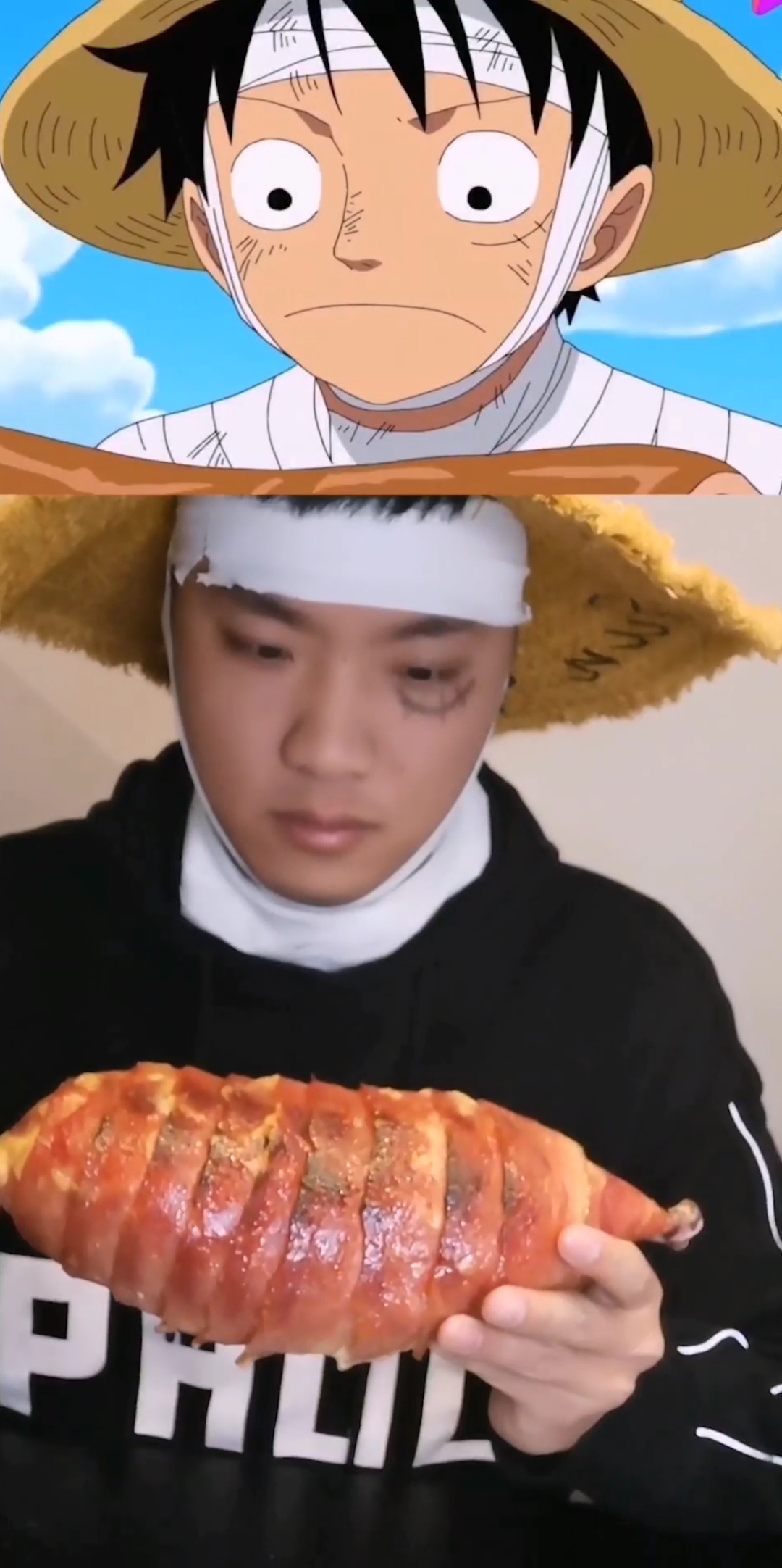 自制美食#路飞的大鸡腿