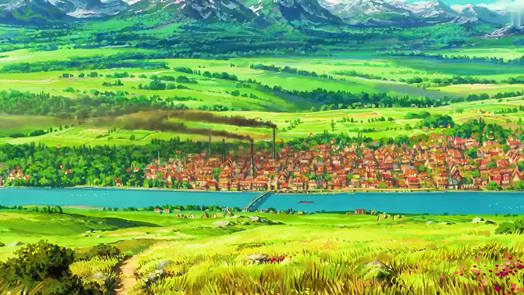 动漫#很美的环境啊